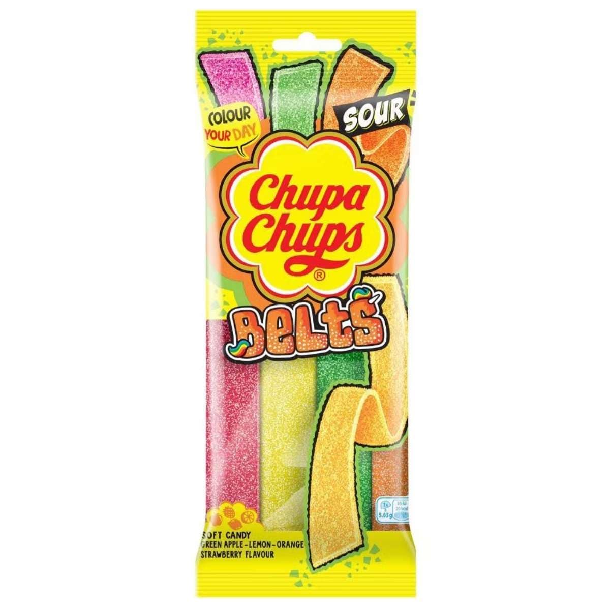 Chupa Chups Sour Belts Mixed 90g