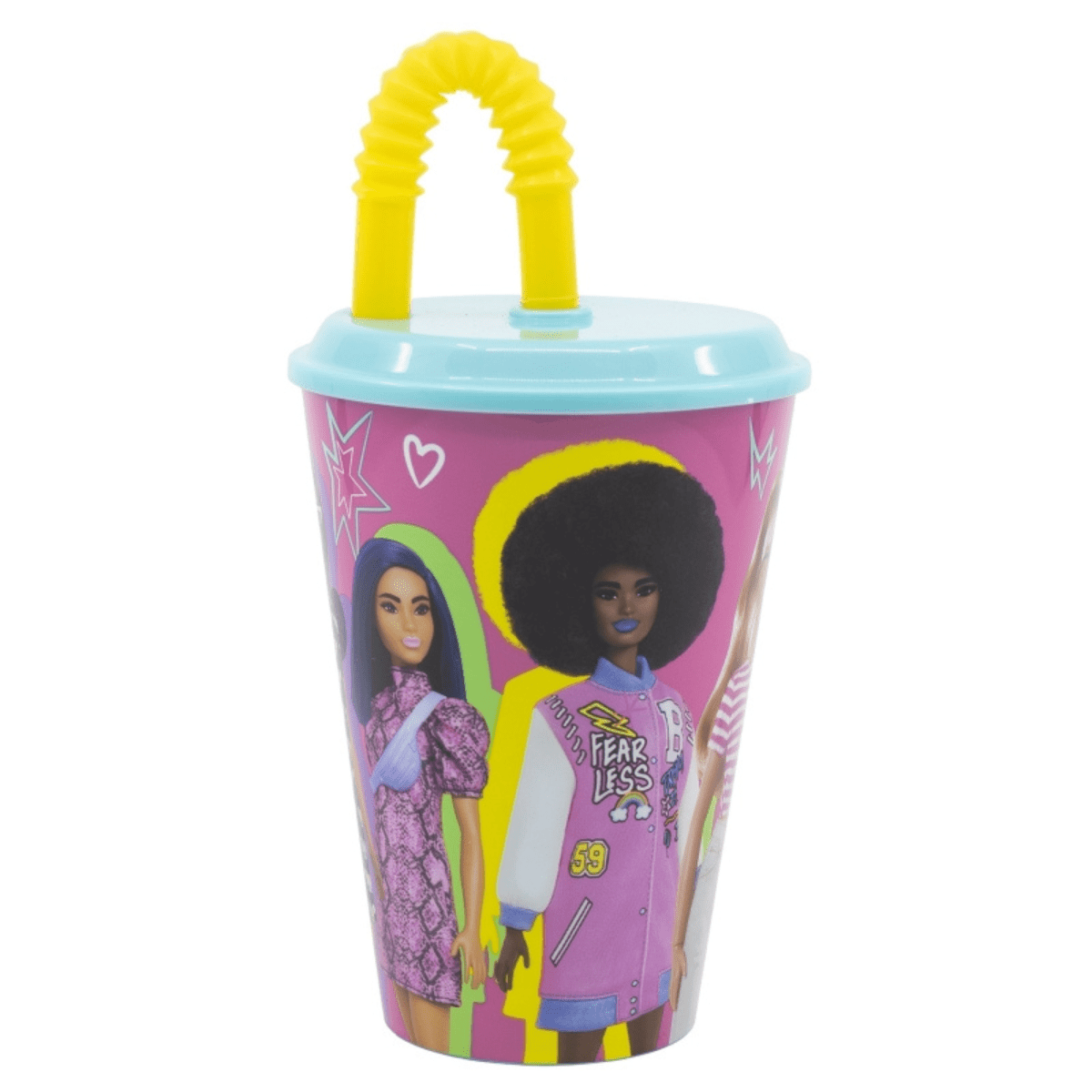 Drikkekopp med sugerør - Barbie