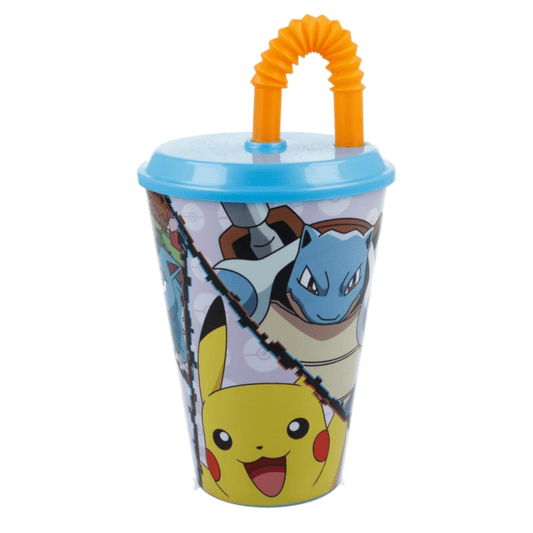 Drikkekopp med sugerør - Pokémon