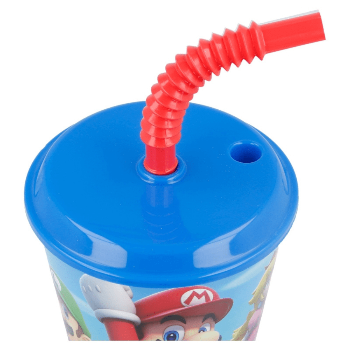 Drikkekopp med sugerør - Super Mario