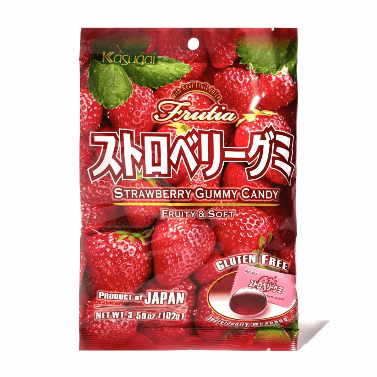 Frutia Gummy Candy Strawberry 102g