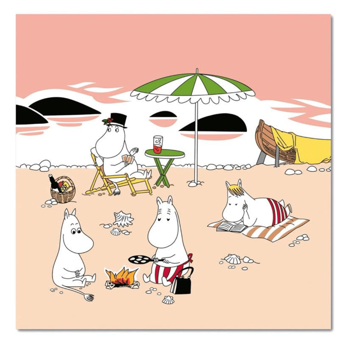 Mummi Servietter Sommer på stranden