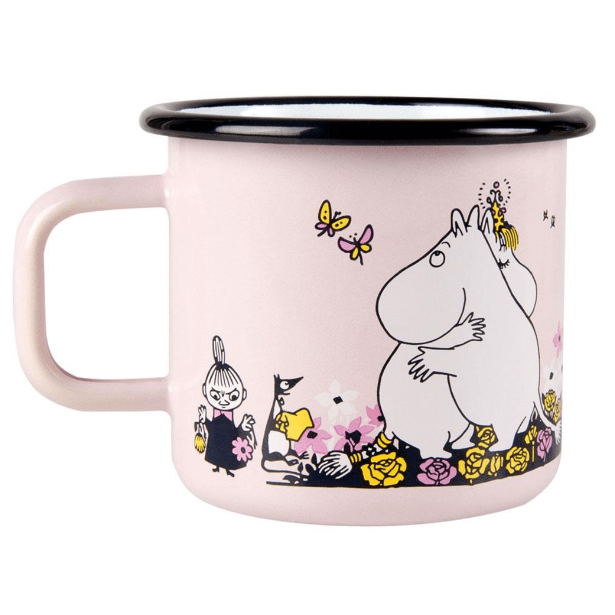 Mummikopp emalje- Klem Rosa 3,7dl