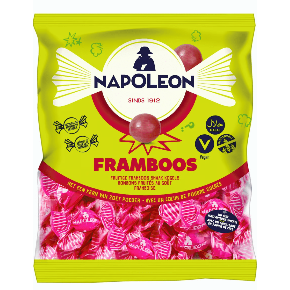 Napoleon Framboos balls 1kg