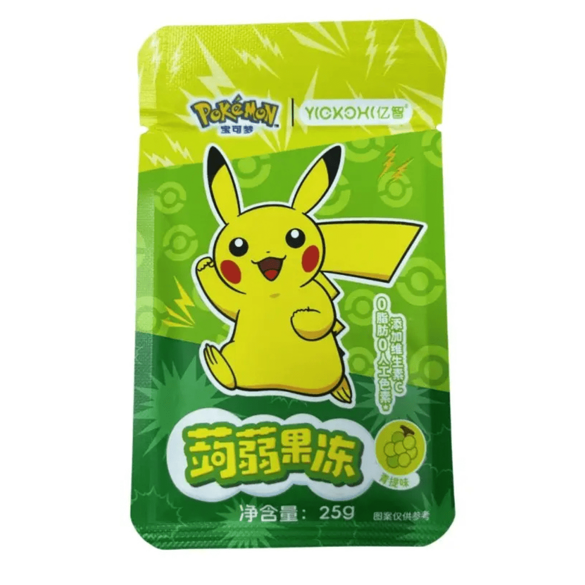 Pokemon Jelly Green Grape 25g