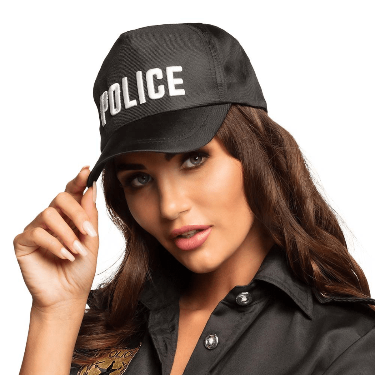 Police Caps Svart