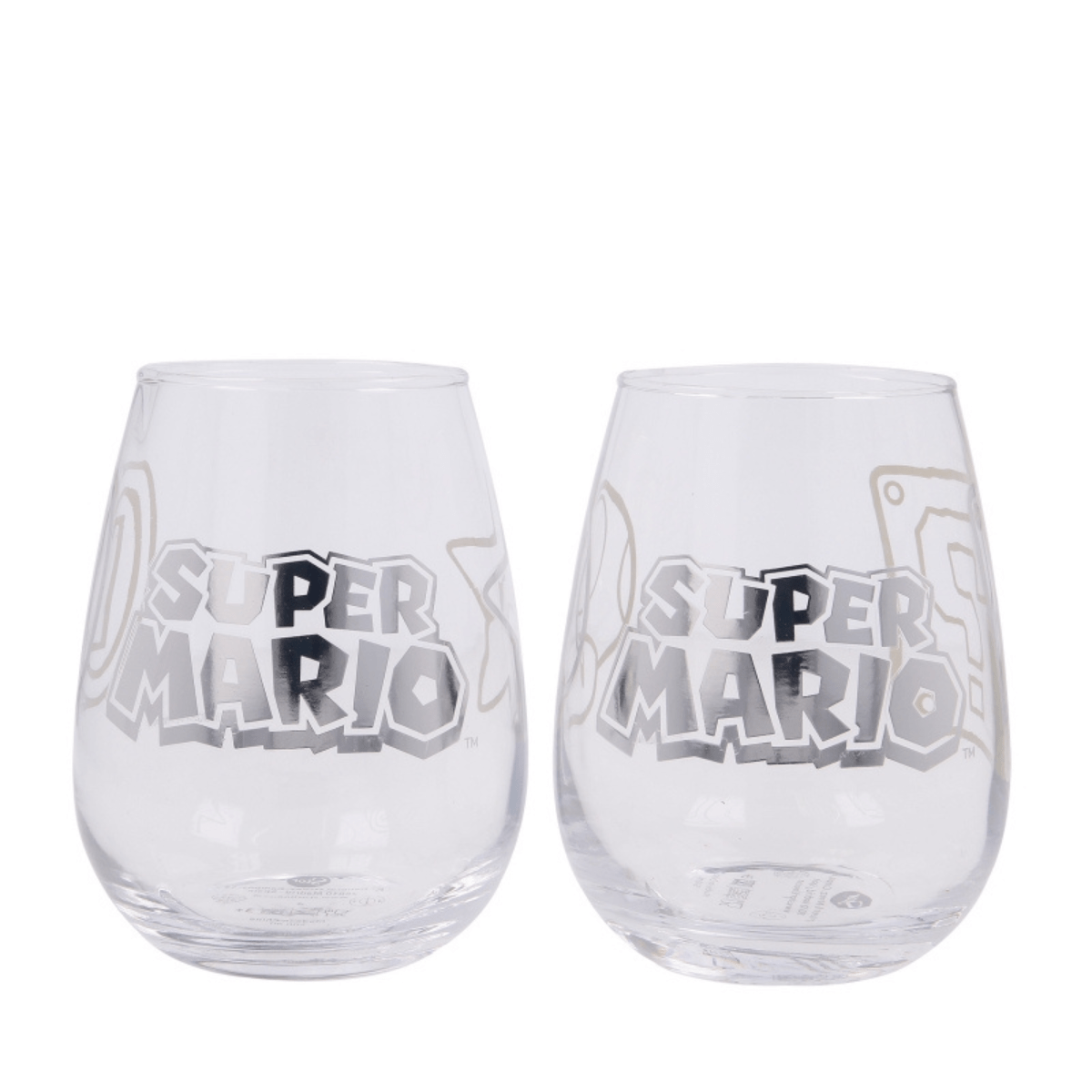 Super Mario Krystallglass 2pk