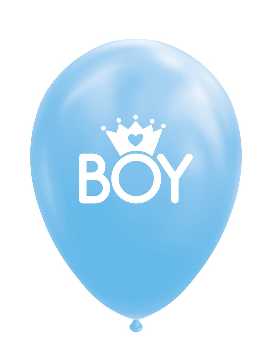 Ballonger baby boy- blå/hvit