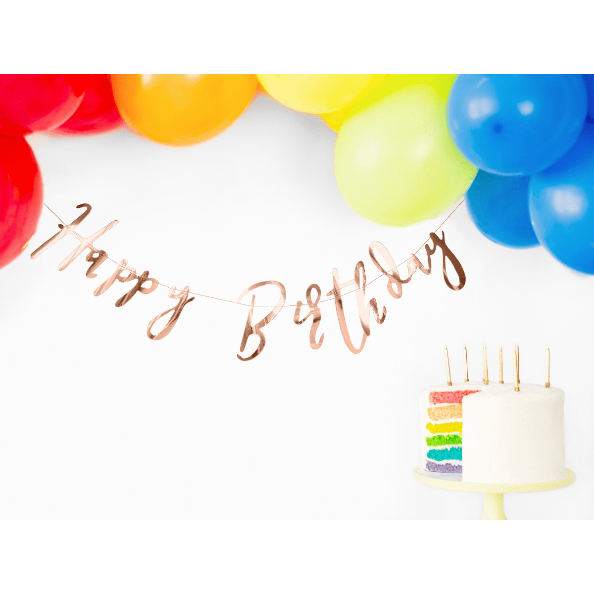 Banner, Happy Birthday- Rosegull