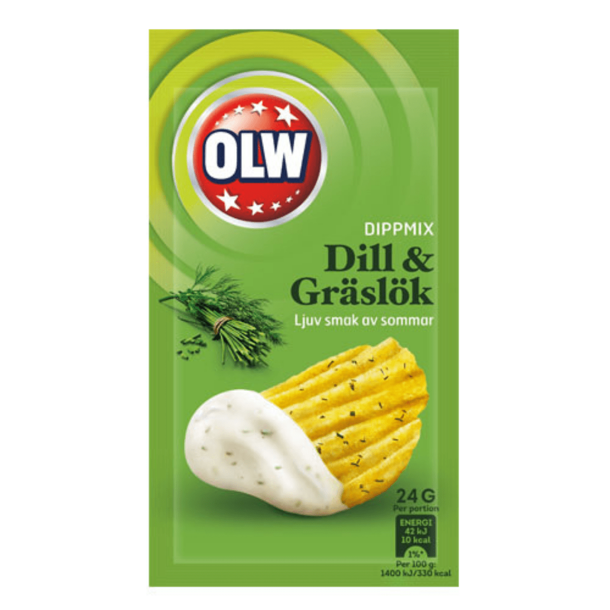 Dipmix Dill & Gressløk 24g