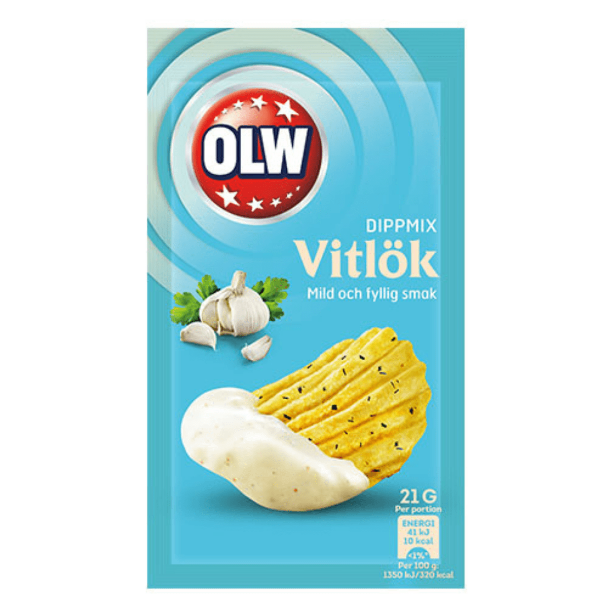 Dipmix Hvitløk 21g