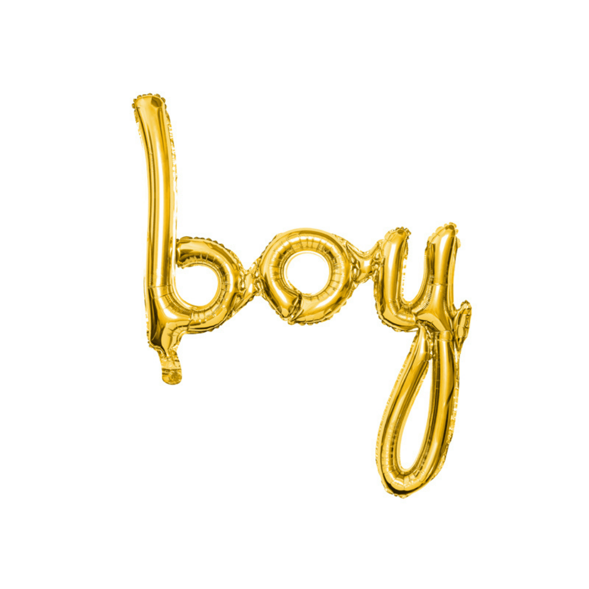 Folieballong Boy, Gull 63.5x74cm