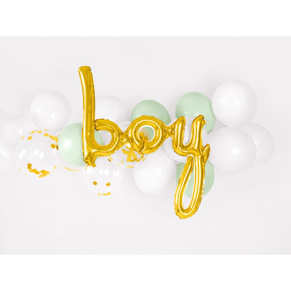 Folieballong Boy, Gull 63.5x74cm