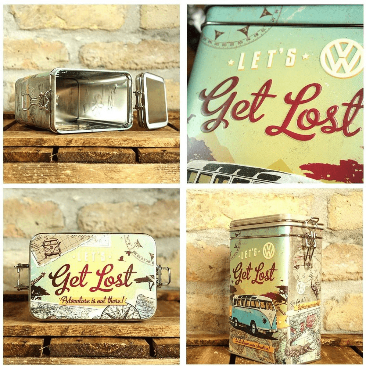 Kaffeboks- VW Bulli Lets Get Lost