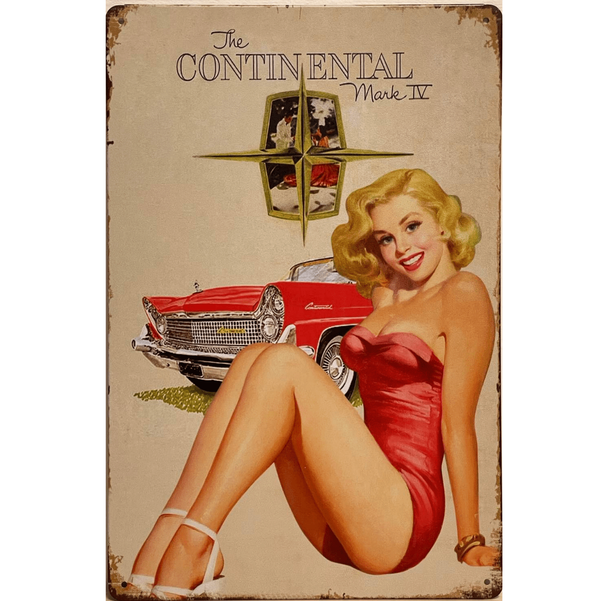 Metallskilt- Continental