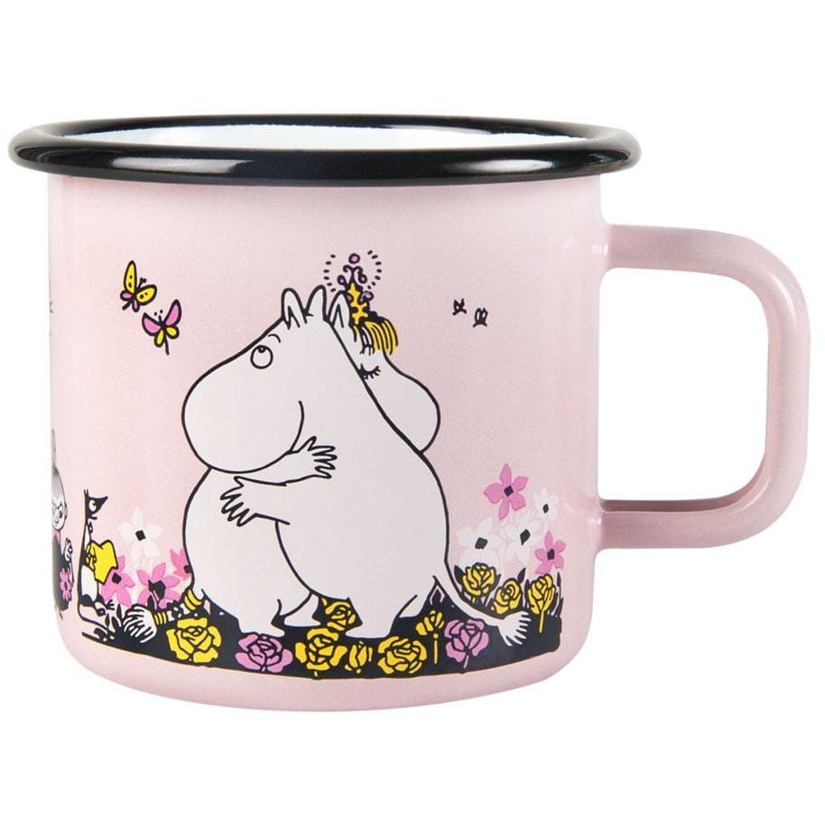 Mummikopp emalje- Klem Rosa 3,7dl