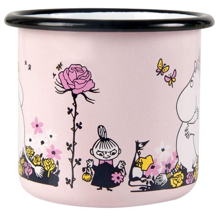 Mummikopp emalje- Klem Rosa 3,7dl