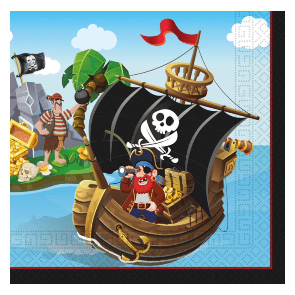 Pirates Island Servietter, 20 stk