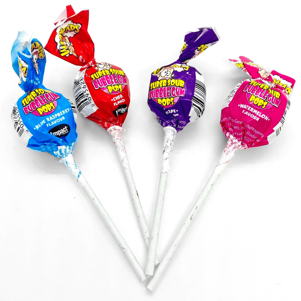 Warheads Super Sour Bubble Gum Pop