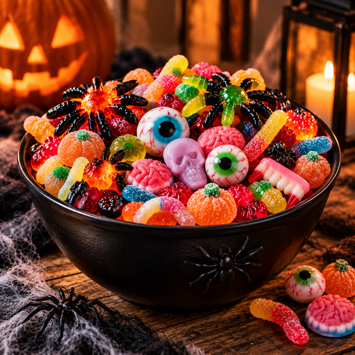 Halloween godteri: Slik planlegger du den skumleste godtebollen