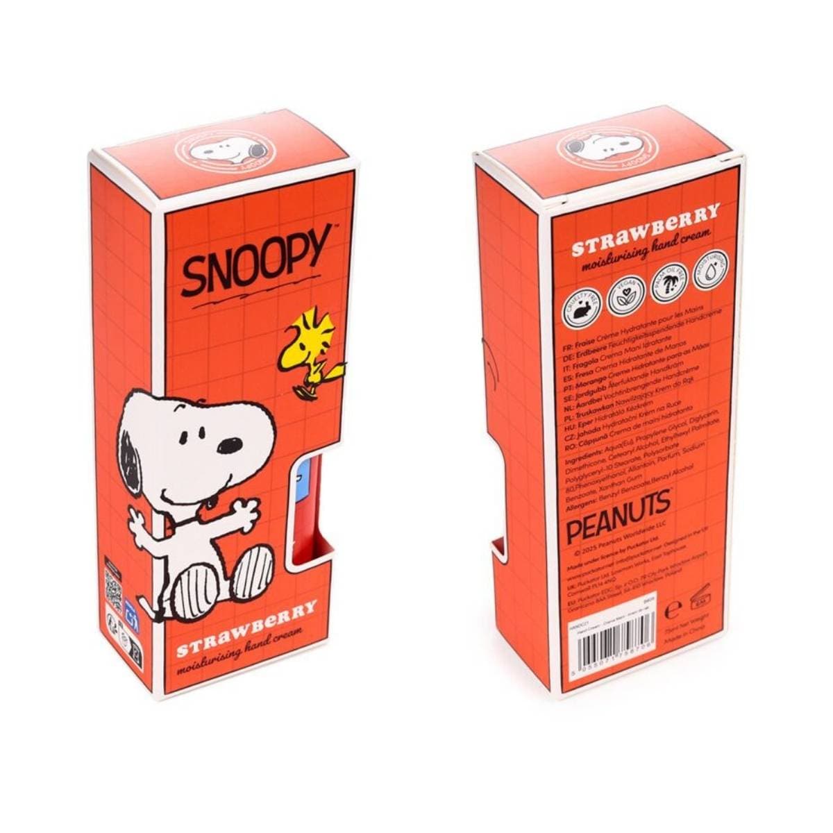 Peanuts Snoopy Håndkrem 75ml - Jordbær