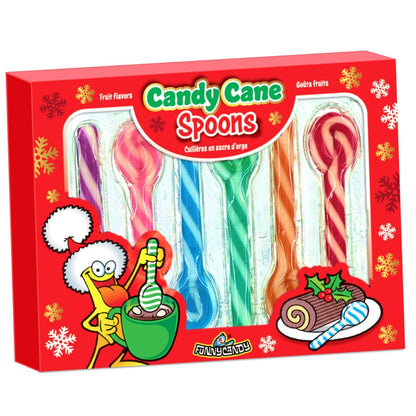 Candy Canes Spoons Fruit Flavors 72g