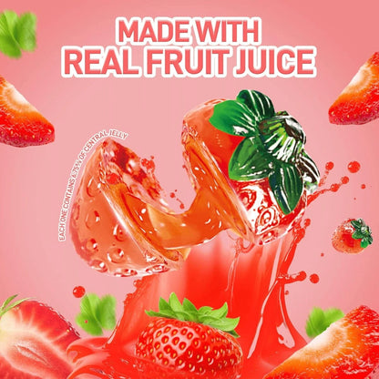 Amos 4D Fruit Gummy Strawberry Burst 170g