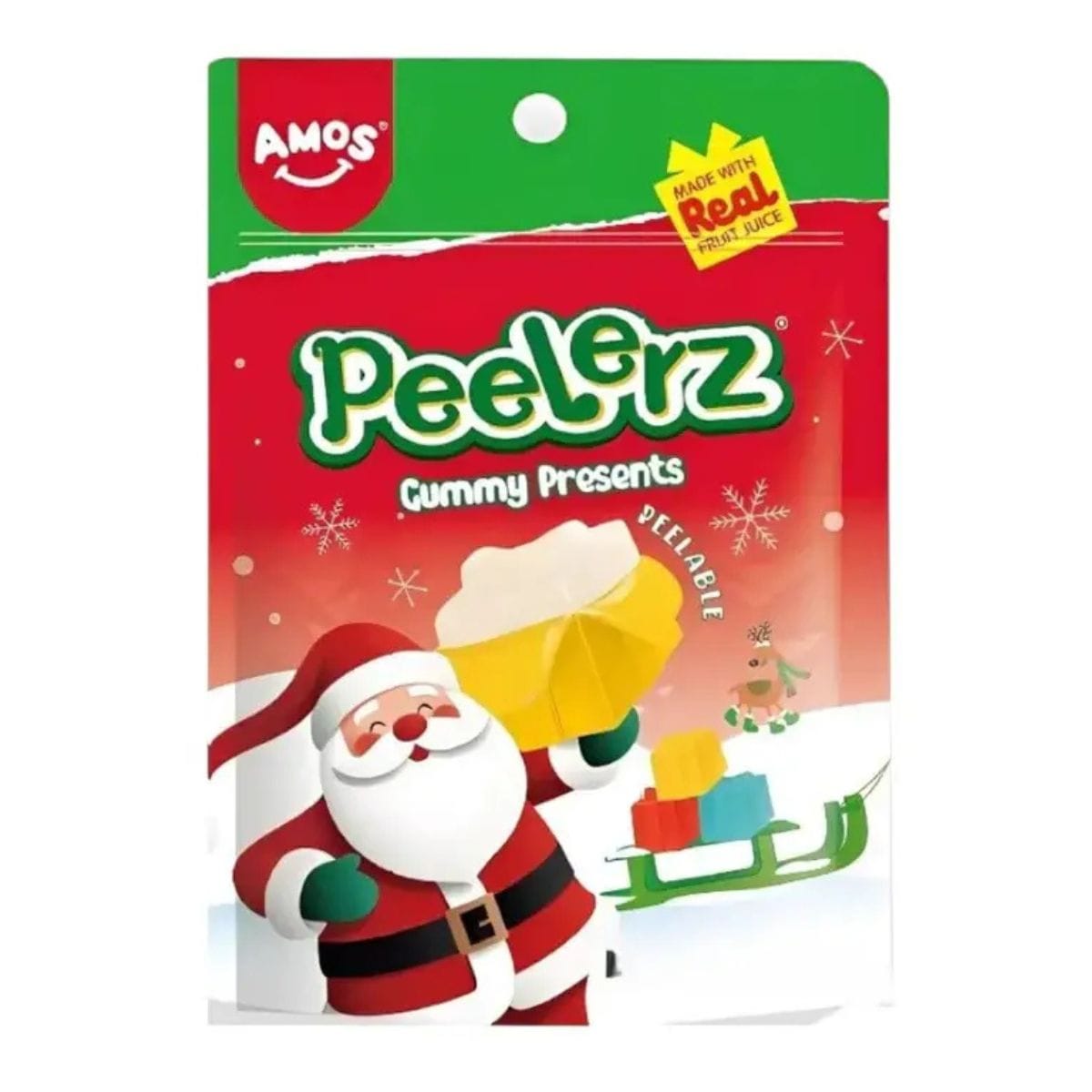 Amos Peelerz Gummy Christmas Presents 65g