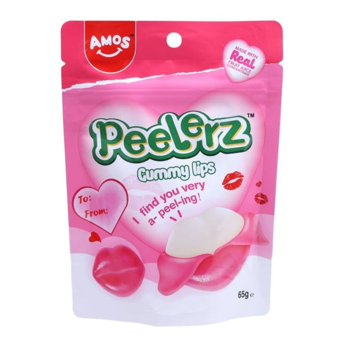 Amos Peelerz Gummy Lips 65g
