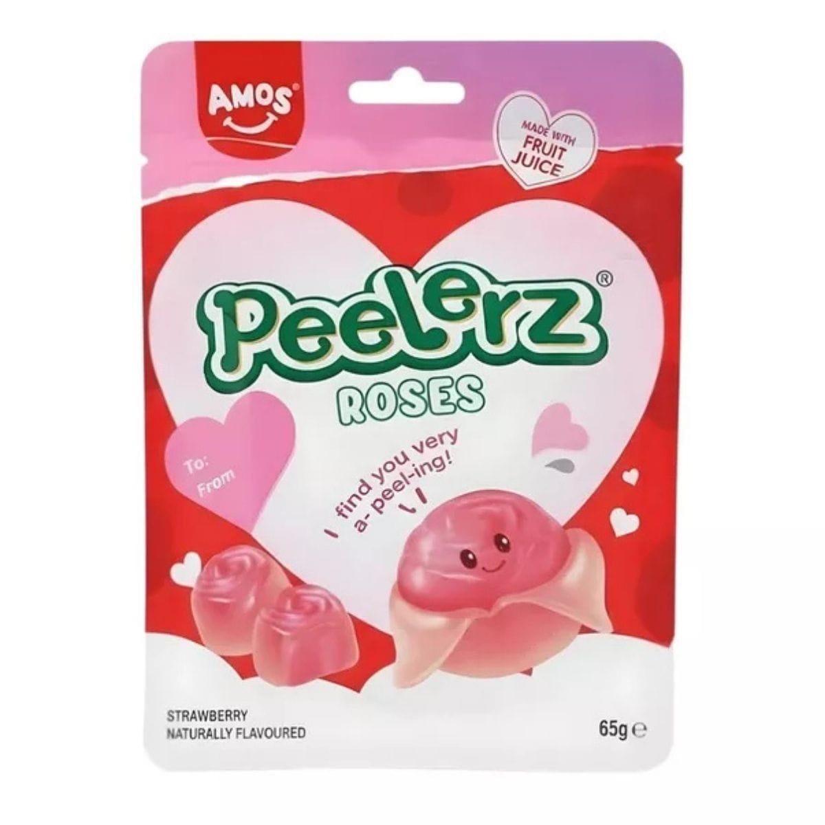 Amos Peelerz Gummy Roses 65g