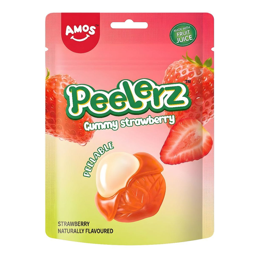 Amos Peelerz Gummy Strawberry 65g
