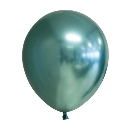 Ballonger 10 stk, Mirror Green