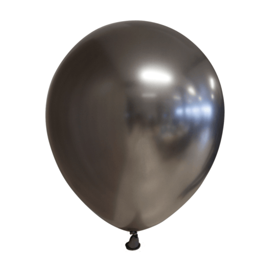 Ballonger 10 stk, Mirror Space Grey