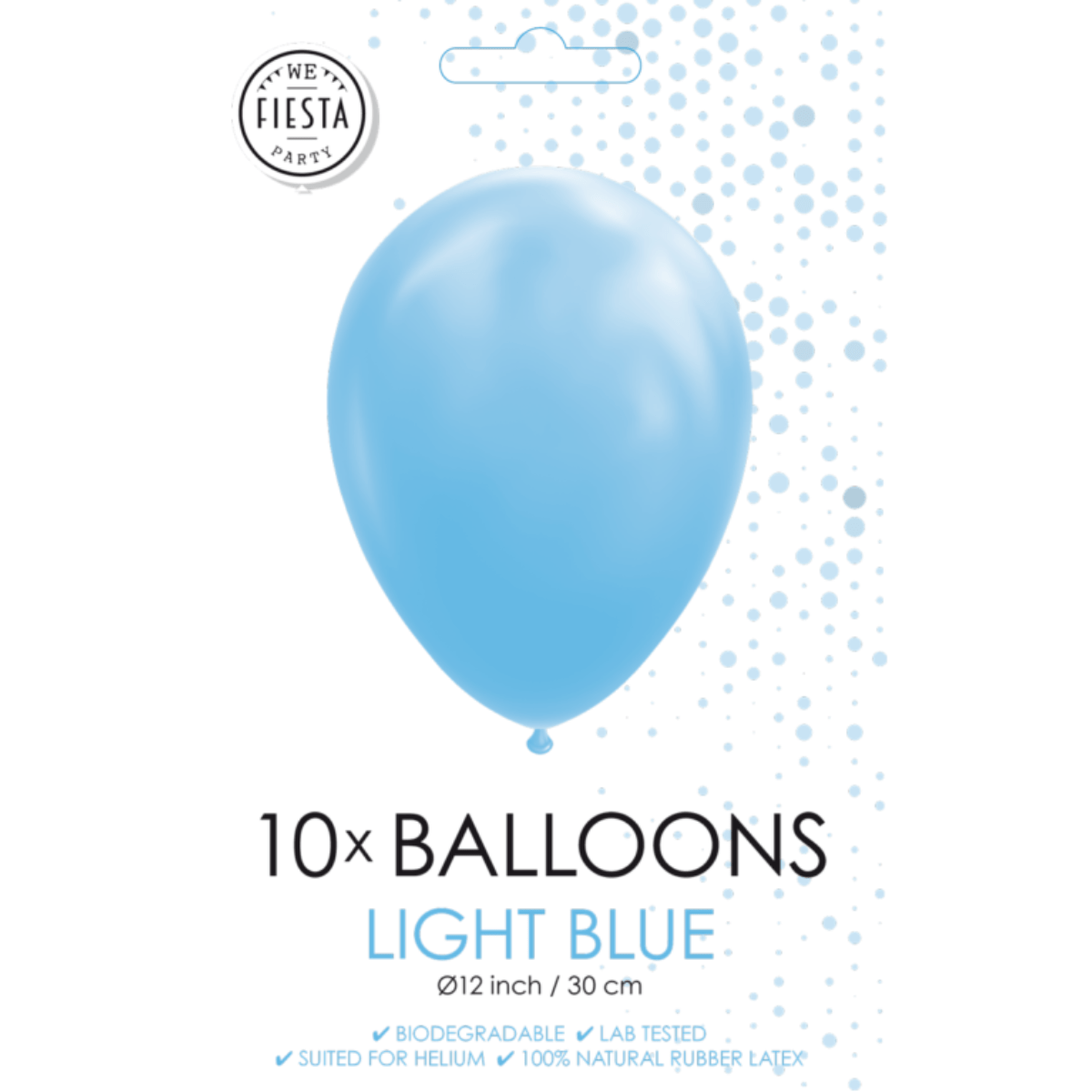 Ballonger Lyseblå 10stk