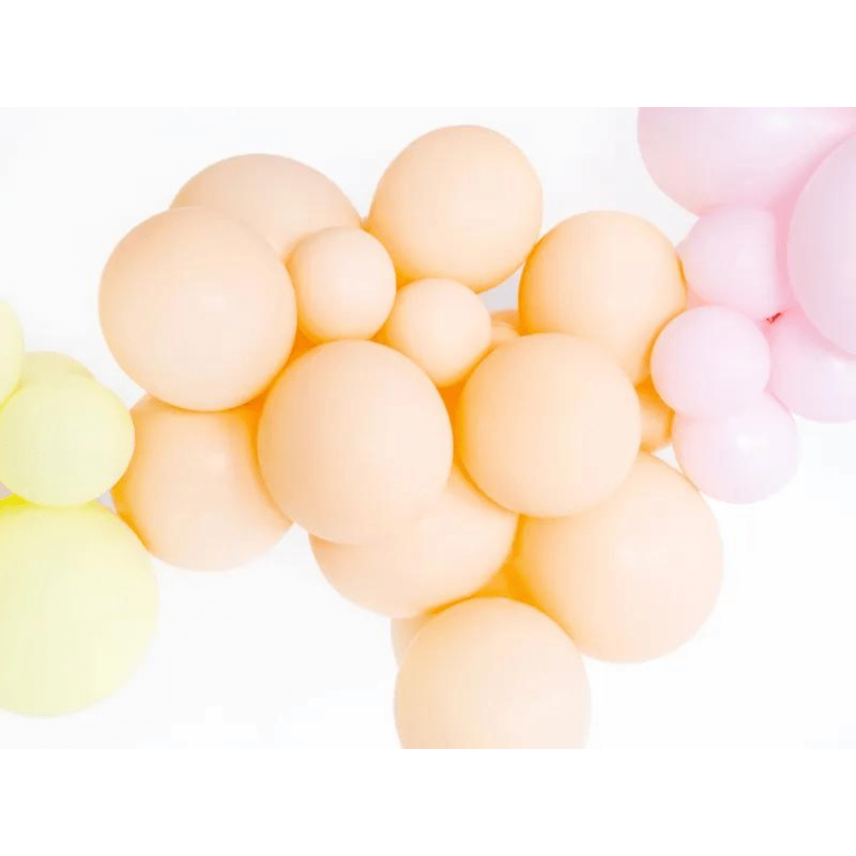 Ballonger Pastell Lys Peach 10stk