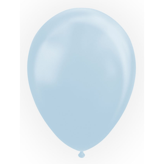 Ballonger Perle Lyseblå 10stk