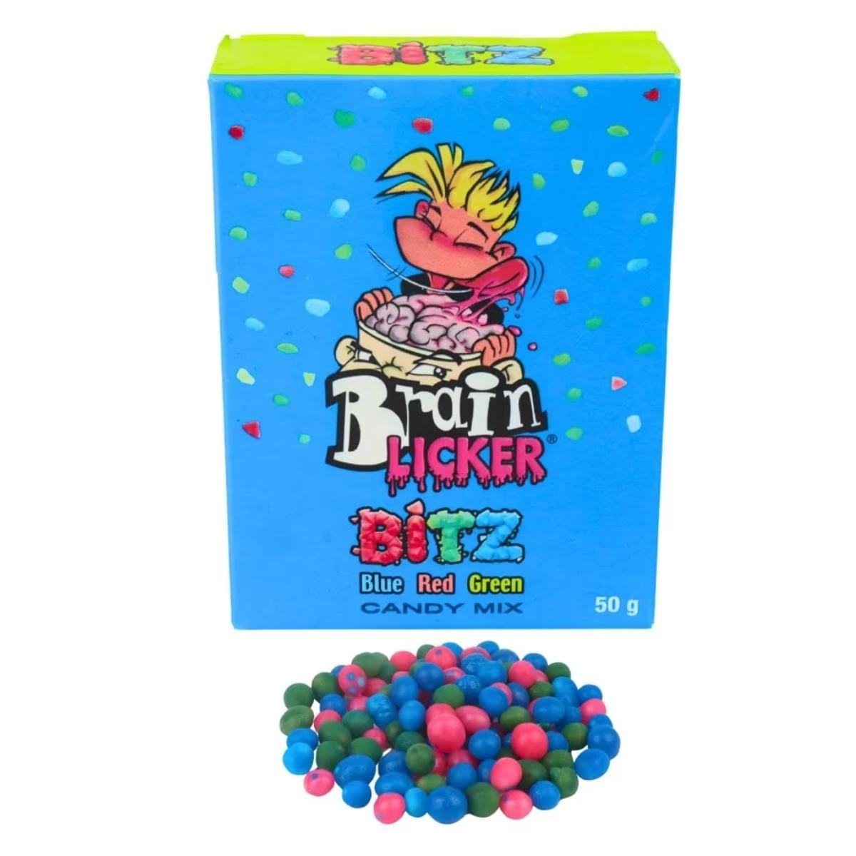 Brain Licker Bitz Fizzy Candy 50g
