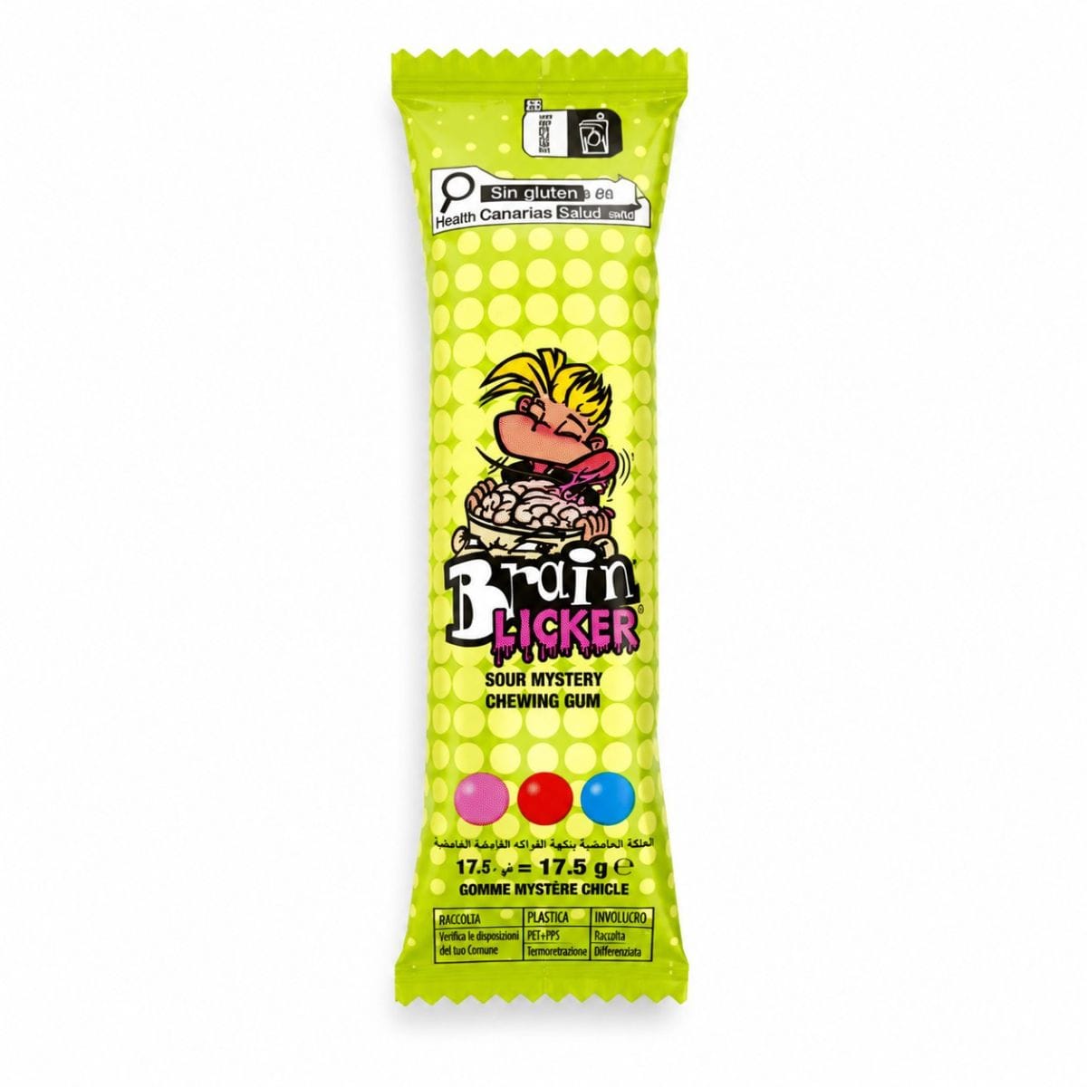 Brain Licker Sour Mystery Chewing Gum 17,5g
