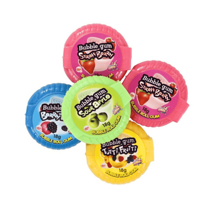 Bubble Gum 5 ruller, 90g