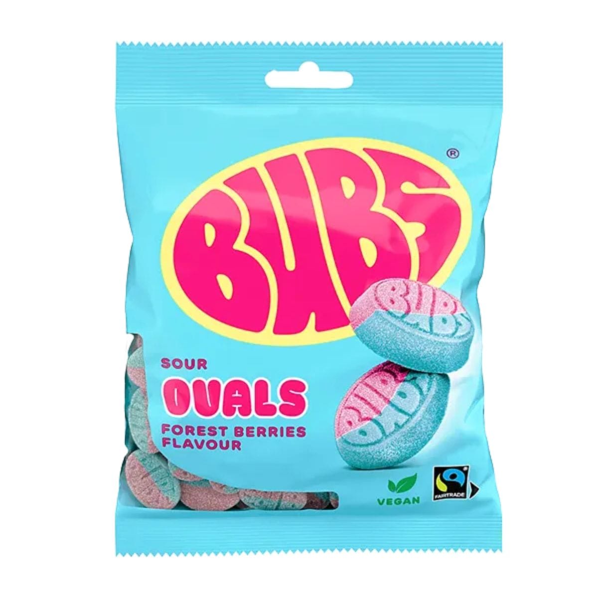 Bubs Sour Ovals Forest Berries 90g