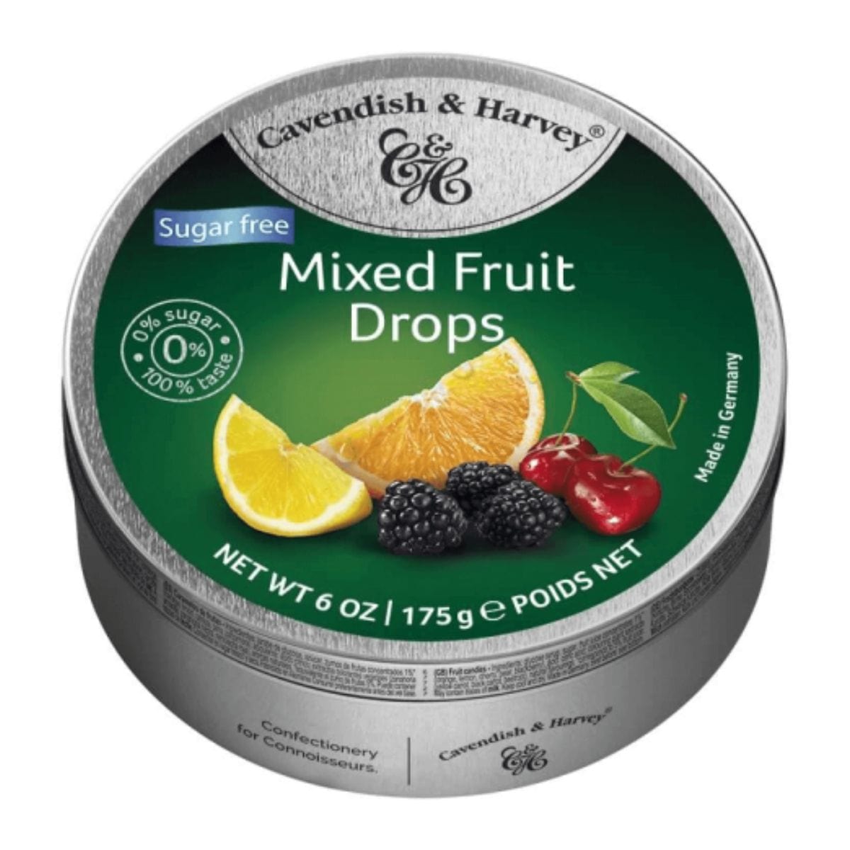 Cavendish & Harvey Mixed Fruit Drops Sugarfree 175g