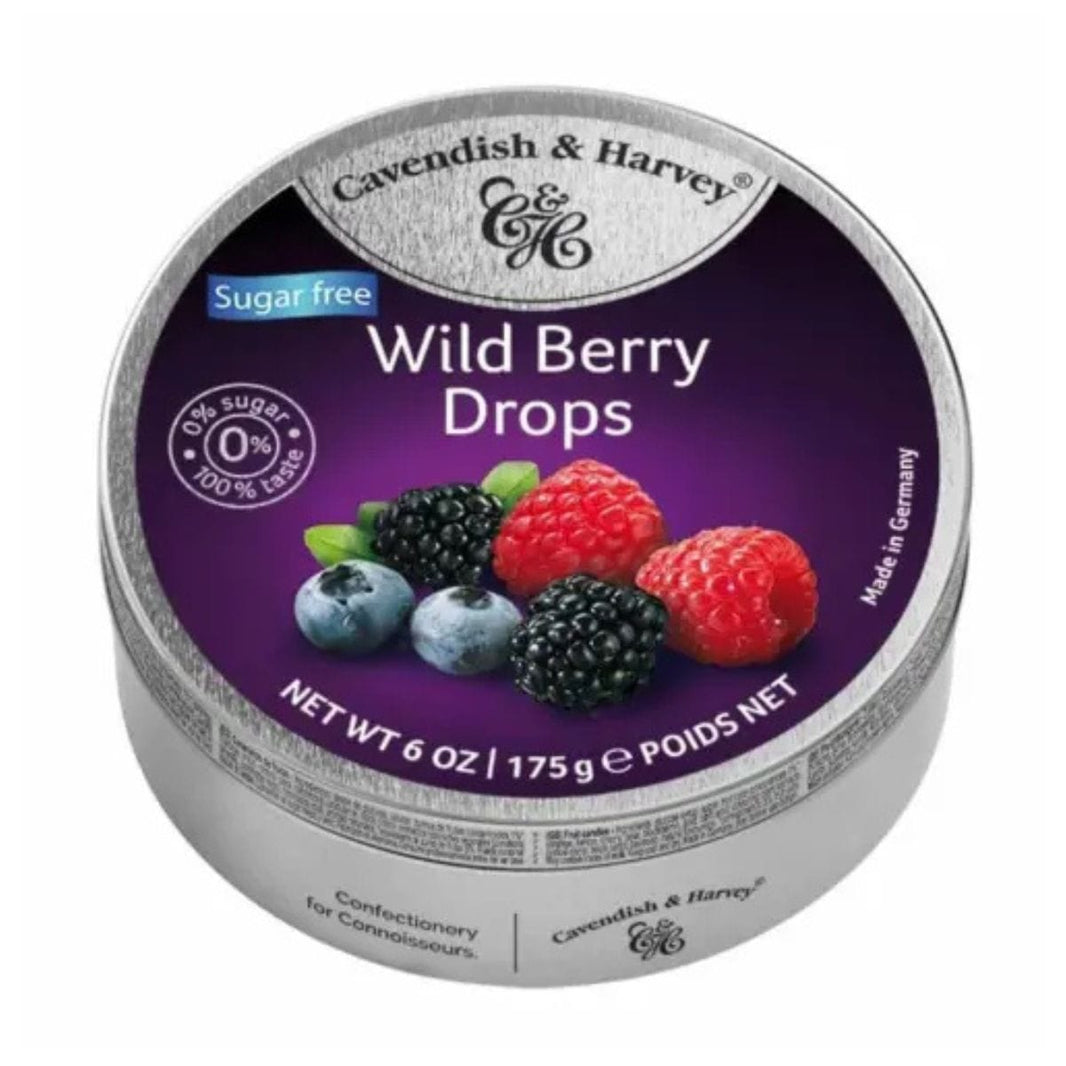 Cavendish & Harvey Wild Berry Drops Sugarfree 175g