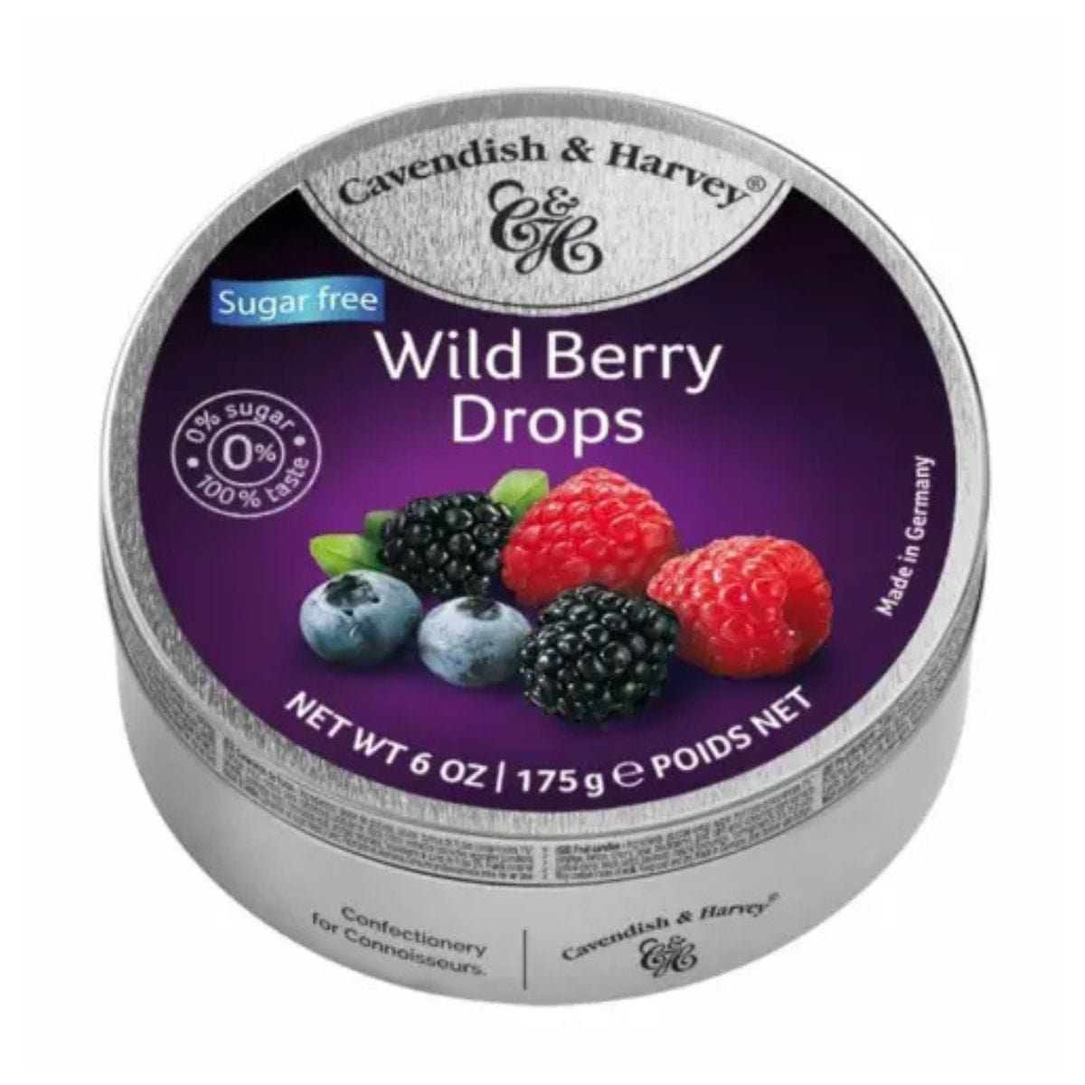Cavendish & Harvey Wild Berry Drops Sugarfree 175g