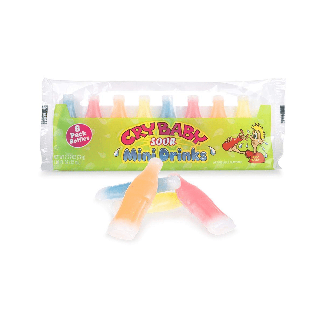 Cry Baby Sour Wax Bottles 8pk