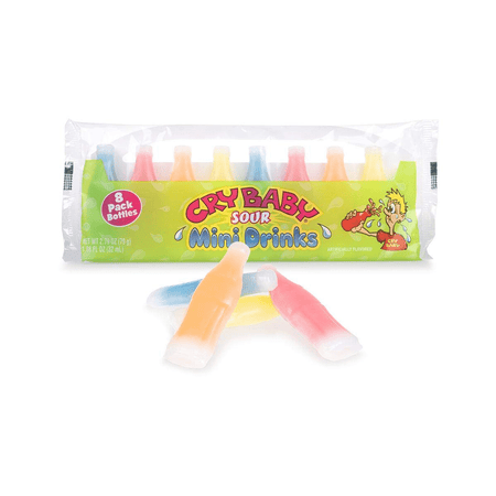 Cry Baby Sour Wax Bottles 8pk