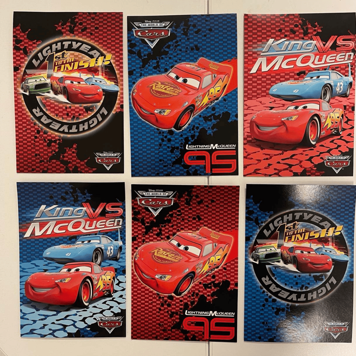 Doble kort Cars 6pk