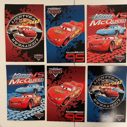 Doble kort Cars 6pk