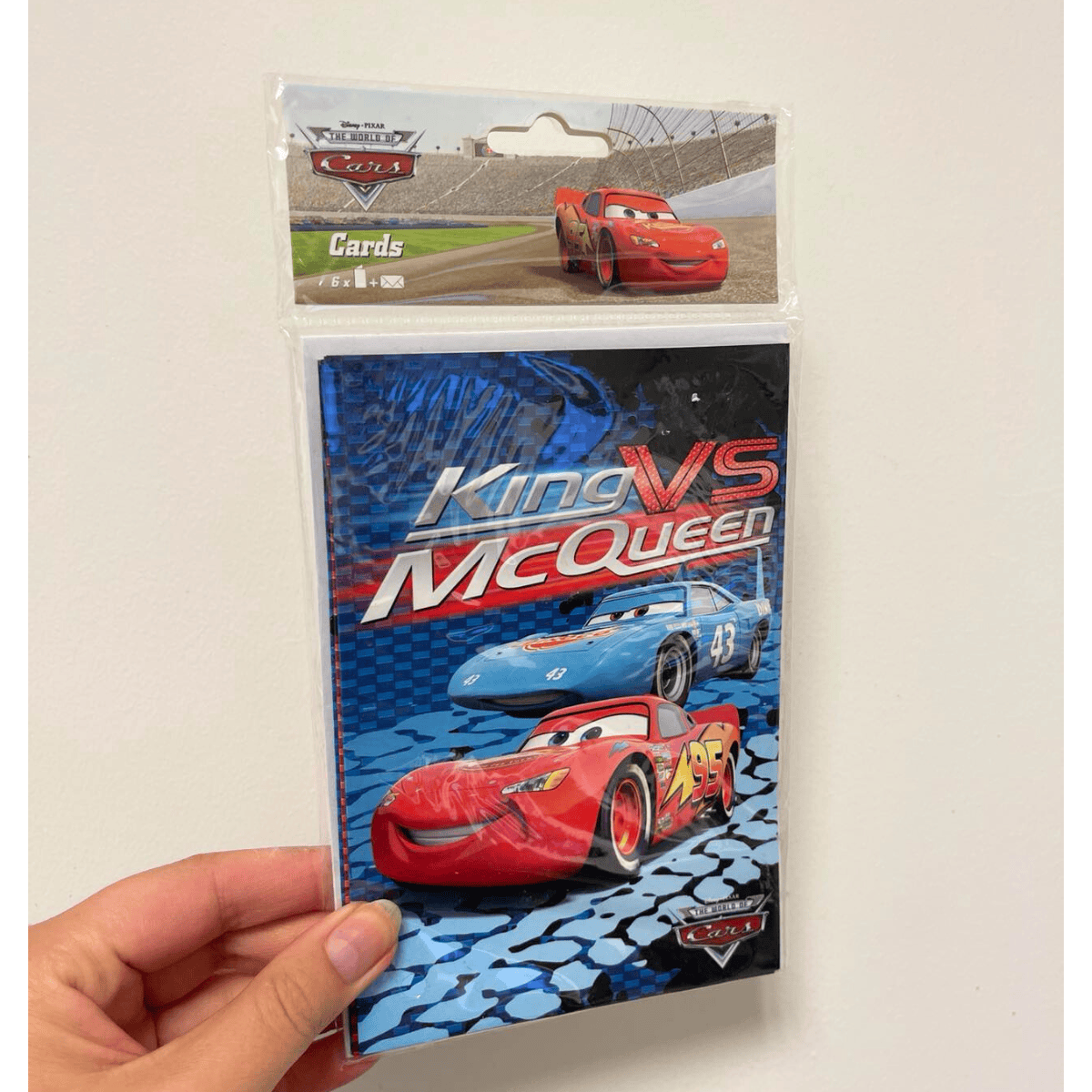 Doble kort Cars 6pk