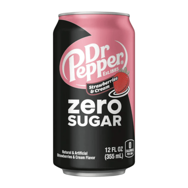 Dr. Pepper Strawberries&Cream Zero Sugar 355ml
