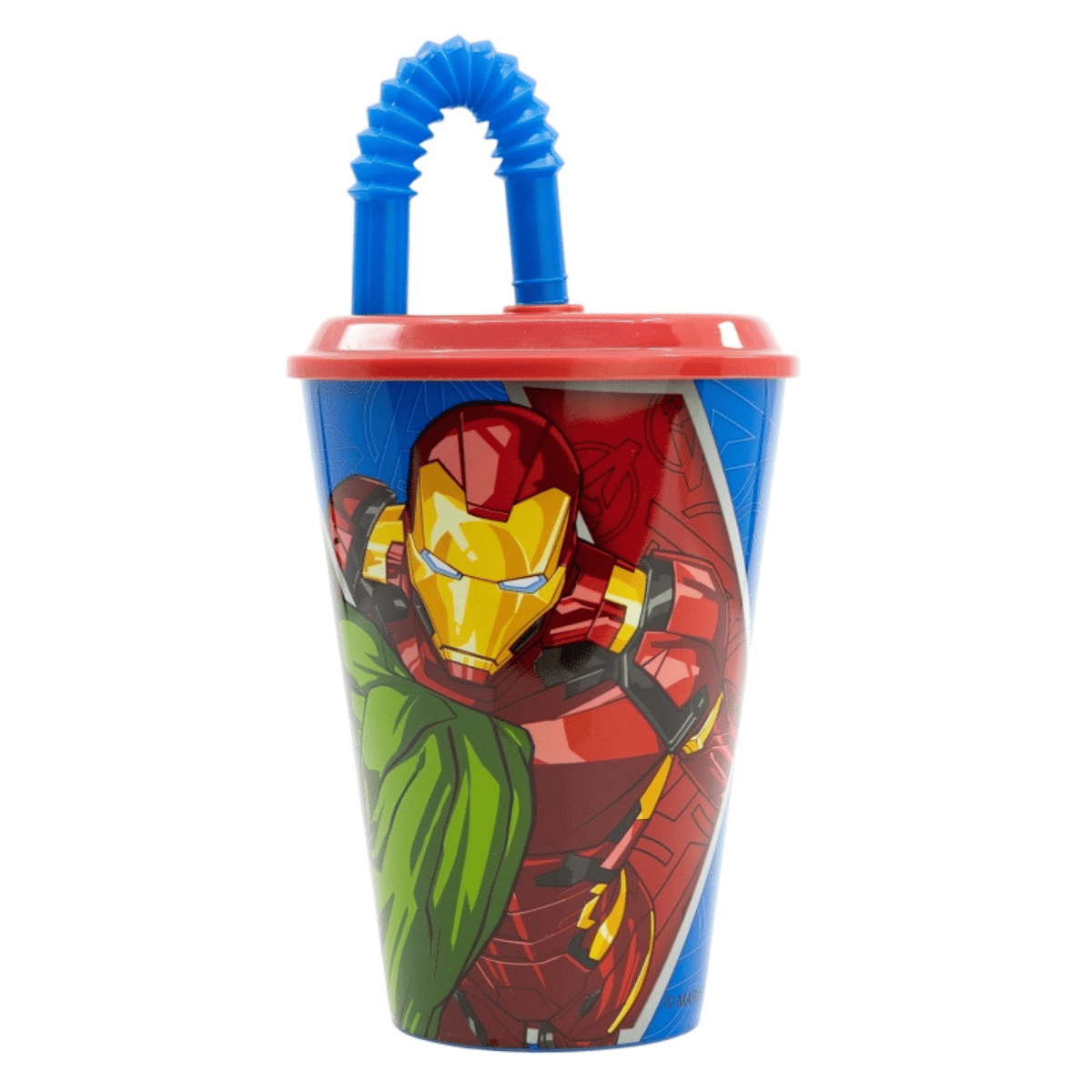Drikkekopp med sugerør - Avengers Heraldic Army